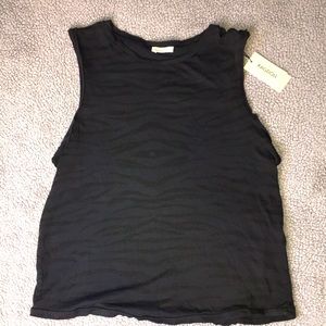 RAGDOLL Black Zebra Striped Top 🖤🦓